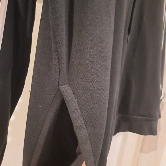 Adidas Hoodie Sweatshirt Womens 2XL XXL Black Essentials Lounge Sweater Soft - Picture 5 of 12